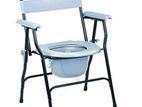Patient Commode Chair Basic Gray Foldable