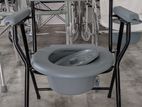 Patient Commode Chair Foldable With Comfotable Seat