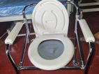 Patient Commode Chair with Wheels