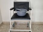 Patient Commode Wheelchair