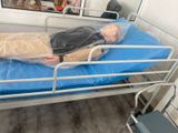 PATIENT HOSPITAL BED - HEAD ADJESTABLE WITH MATRESS