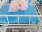 Patient Hospital Bed Head And Leg Adjustable With Foldable Mattress