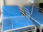 Patient Hospital Bed with Foldable Mattress ( Two Function )