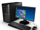 PC 3rd-Gen Core i3|8GB RAM+ 128SSD + 500GB / 21" wide Full SET