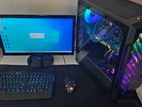 PC 4th-Gen Core i5 8GB RAM+ 128SSD + 500GB // 20" wide Full SET****