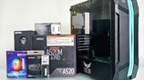 PC Ryzen 5 3400g Msi A520 8GB Ram 256GB Nvme Ssd 550W Psuv