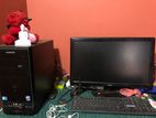 Pc with monitor 500GB hard disk, 4GB ,C2D3.0 ] intel core duo 2
