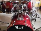 Pearl Acoustic Drum Kit Maple