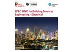 Pearson BTEC HND in Building Services Engineering