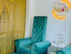 Pedicure Spa Chair with Manicure Tabel