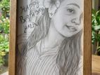 Custom Pencil Portraits A4