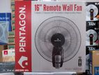 Pentagon 16" Remote Wall Fan