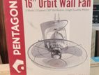 Pentagon Orbit Wall Fan 16"