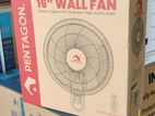 Pentagon Wall Fan 16" ( Remote)