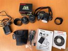 Pentax K5 + 18-55 mm 100mm Macro Accessories