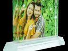 Personalised Photo Frame Crystal Glass BSJ08B (printing)