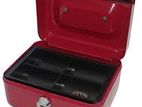 Petty Cash Box 8 Inch red colour