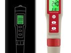 Ph Meter TDS / EC Salt Thermometer 4 in 1 ( USA - Technology new ) .