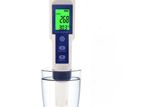 Ph Meter TDS / EC /Salt Thermometer 5in1 water tester (USA Technology)