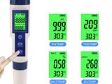 PH Meter TDS + EC Thermometer Salt Water Tester 5 in1 - new