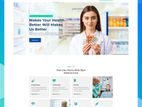 Pharmacy Static Web Site Designed Budget Package