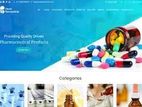 Pharmacy Static Web Site Designed Combo Package