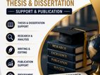 PhD & DBA Thesis, Dissertation and Publication Support