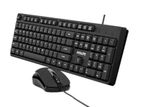 Philips C334 Wired Keyboard and Mouse Combo (1 year Warranty )