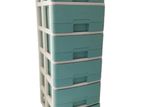 Phoenix 6 blue colour Plastic Cupboard