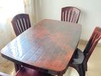 Phoenix Plastic Table and 4 Chairs