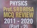 Physics Prof. Rosa Mcq Reviews from 2011 to 2020