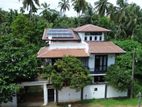 Piliyandala 6 BR villa type solar generated house for sale .