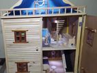 Pine Wood Dollhouse