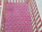 Pink Color Baby Cot