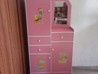 Pink Colour Kids Baby Cupboard