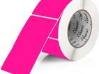 Pink Colour Label Roll