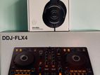 Pioneer DDJ-FLX4 Audio Technica M20x Headphones