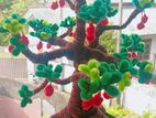 Pipe Cleaner Bonsai Tree and Table Lamp