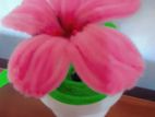 Pipe Cleaner Flower Pot
