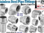 PIPE FITTINGS GI, BI, SEAMLESS. STAINLESS STEEL