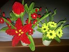 Pipe cleaner flowers
