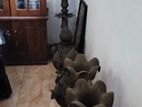 පිත්තල මල් වාස් and පුන්කලස් Antique