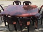 Piyestra Dining Table with 6 Chairs