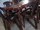 Piyestra Dining Table with 6 Chairs
