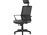 Piyestra ECH08 Blk Head Rest Office Chair