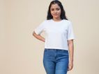 Plain Crop Top Tshirt