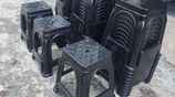 Plastic black stools
