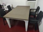 Plastic Brand New 5x3 Phoenix Table With 4 Chairs