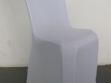 Plastic Chair Cover White Spandex