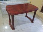 Plastic dining table